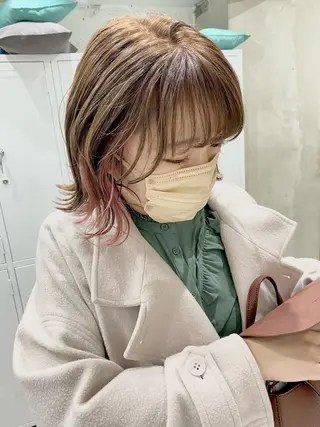 ミディアム kai .のヘアスタイル