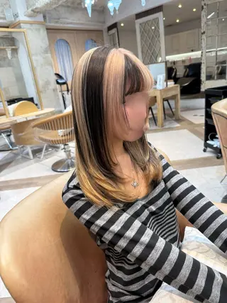 セミロング レイヤー ♡Miku♡のヘアスタイル