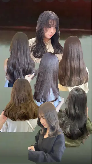 ロング オオタ ユキのヘアスタイル