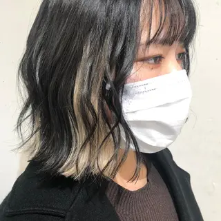 ロング カラー パーマ ヘアアレンジ 八巻 晴香のヘアスタイル