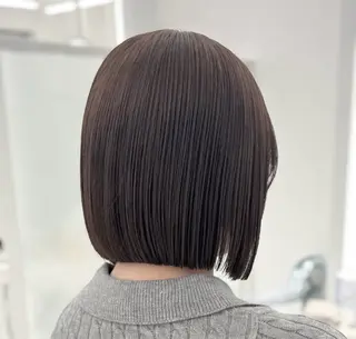 ショート カラー COA  ginza所属・🫧ボブカットモデル 韓国透明感カラー🫧のヘアスタイル