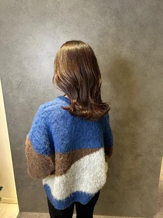 ミディアム 美髪矯正/ 伊藤 更のヘアスタイル