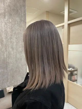 ミディアム カラー ✨似合わせstyle ✨mei🦋のヘアスタイル