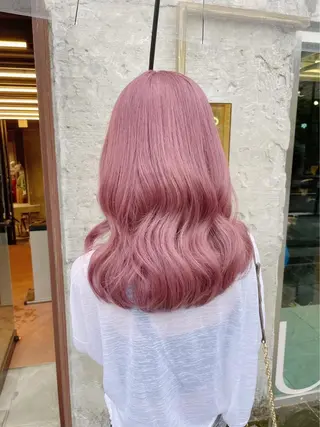 セミロング カラー メンズ🌈パーマ💎 MIYUのヘアスタイル