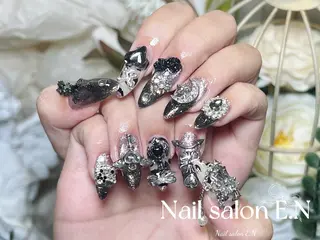 ネイル E.N🦋 長さ出し/持ち込みのネイルデザイン