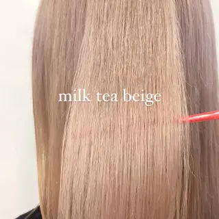 ミディアム カラー ハイトーン特化サロン 代表　中谷蓮のヘアスタイル