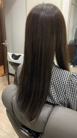 ロング カラー bellescheveux所属・SHEERIE🌿 阿部羽玖のヘアスタイル