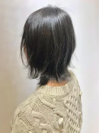 ミディアム カラー 🐺ウルフ/レイヤー 似合わせ‎🤍沙羅のヘアスタイル