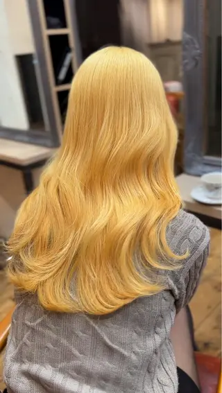 ロング カラー 熊谷 紗奈のヘアスタイル