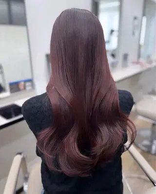 ロング カラー ヘアアレンジ 髪質改善/ TECHIのヘアスタイル
