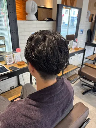 パーマ メンズ 保谷 菜々美のヘアスタイル