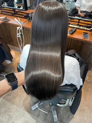 ミディアム 韓国ヘア/ベージュ カラー/髪質改善/涼のヘアスタイル