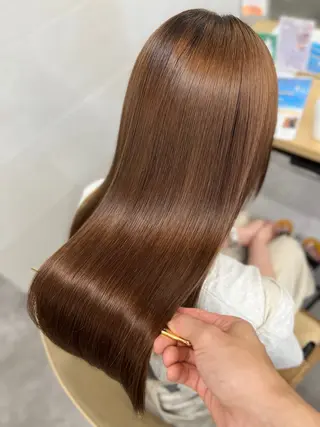 ロング レイヤーカット/ 艶カラー/山内一暉のヘアスタイル