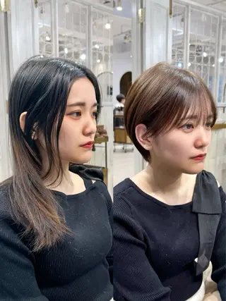 ショート 縮毛矯正/ショート/ レイヤー/畑中正敏のヘアスタイル