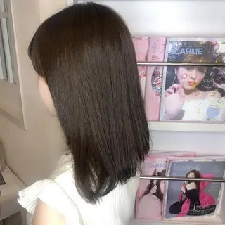 ミディアム カラー 新宿/透明感カラー /韓国ヘアKANA♡のヘアスタイル