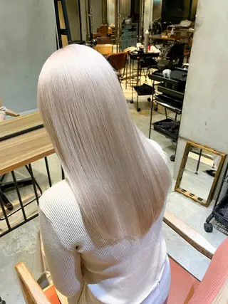 ロング カラー 似合わせハイトーン 🍯ayumi🍯のヘアスタイル