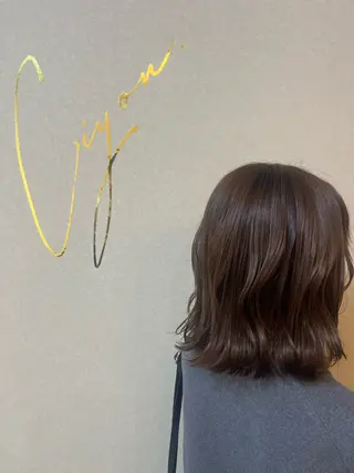 ミディアム カラー 【Ciyon.】 Momokoのヘアスタイル