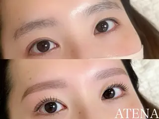 マツエク・マツパ ATENA RINOのマツエク・マツパデザイン