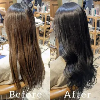 ロング 縮毛矯正/レイヤー 💎やまもとちひろのヘアスタイル