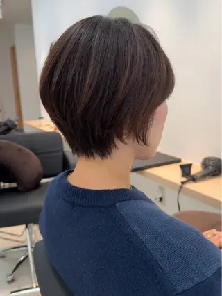ショート mizuki🌙 ︎︎ショートカット◎のヘアスタイル