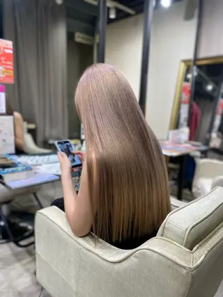 カラー ハイトーン✨艶髪💘 💘 AYANO💘のヘアスタイル