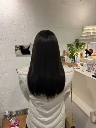 ロング カラー 栗林 惟のヘアスタイル