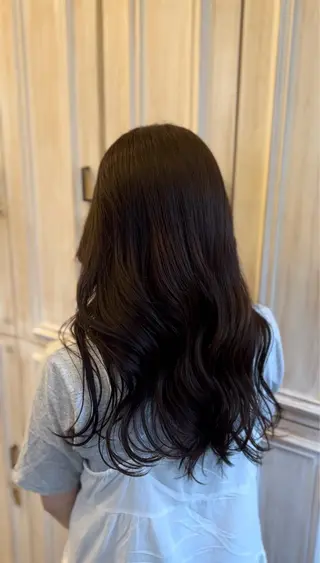 ロング カラー 杉本 奈々美のヘアスタイル