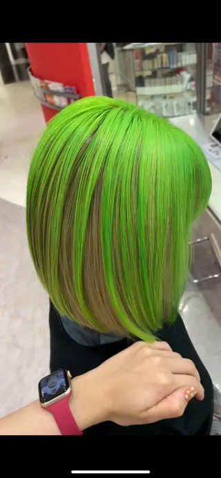 ショート カラー be flot所属・髪質改善/大阪守口市 🐣Ria‪🐣のヘアスタイル