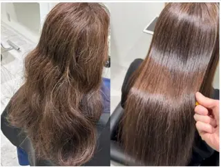 ロング 本町/酸性縮毛矯正 髪質改善/財間一正のヘアスタイル