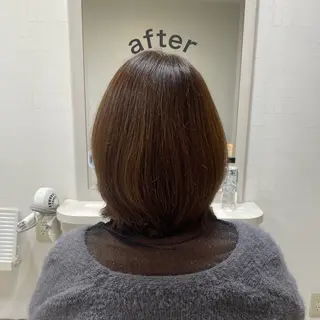 ミディアム アミーベル🧸🧡 本店✂️しおりのヘアスタイル