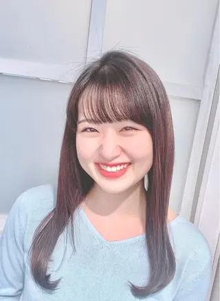 ロング 🦋ミルクティーベー ジュ🦋mayukiのヘアスタイル