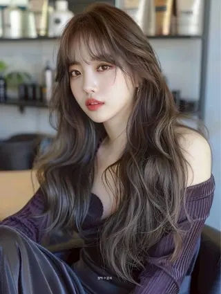 ロング ブリーチなし/髪質 改善/エクステ✨天夕のヘアスタイル