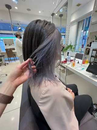 ミディアム カラー はだゆうき @hadadan08のヘアスタイル