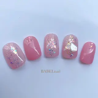ネイル BABELバベル所属・江戸川橋✨BABEL 【バベル】大人可愛いのネイルデザイン