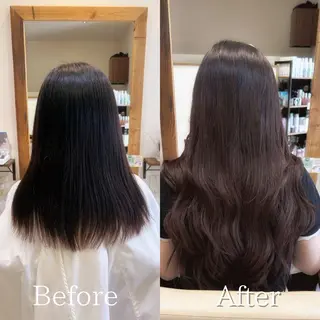 ロング SOU/エクステ /ダブルカラーのヘアスタイル