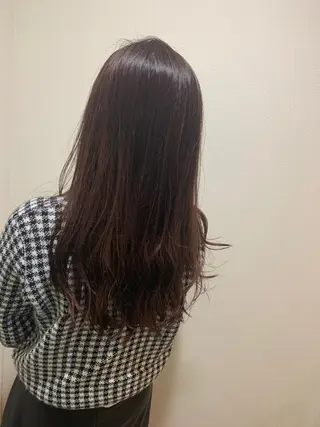 ロング 縮毛矯正×髪質改善 小笠原大樹のヘアスタイル