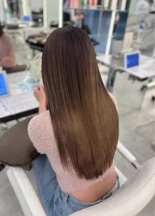 ロング 韓国 /透明感/サキナのヘアスタイル