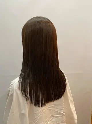 セミロング 高山🐬髪質改善 池袋で縮毛矯正のヘアスタイル