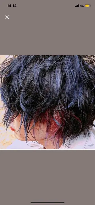 ショート カラー メンズ jill by gisel＿奥家のヘアスタイル