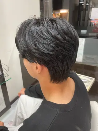 ショート パーマ メンズ ❄️メンズカット 落合諒❄️のヘアスタイル