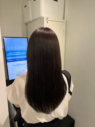 ロング カラー kei/透明感カラー /縮毛矯正/メンズのヘアスタイル