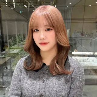 ミディアム カラー 🇰🇷韓国スタイル /束間まつげ🎀ミキのマツエク・マツパデザイン