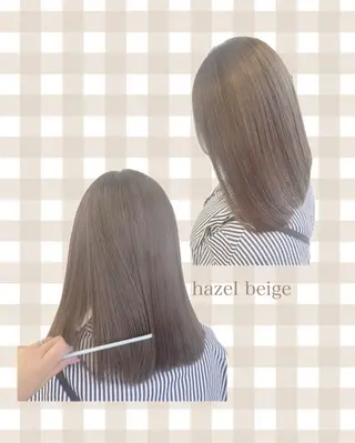 セミロング 齋藤 多美のヘアスタイル