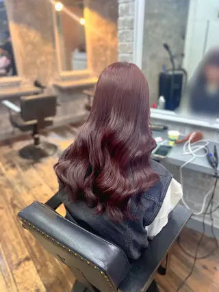 ロング 【💖ブリーチ/ 縮毛矯正】あおい🌷のヘアスタイル