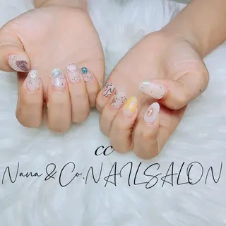 カラー ネイル C C🌼のネイルデザイン