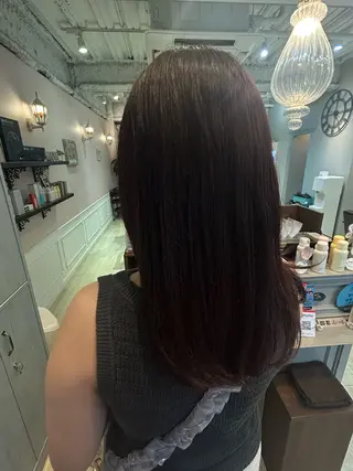 セミロング 暖色カラー｜艶髪｜ 🥨AIKA🥨のヘアスタイル