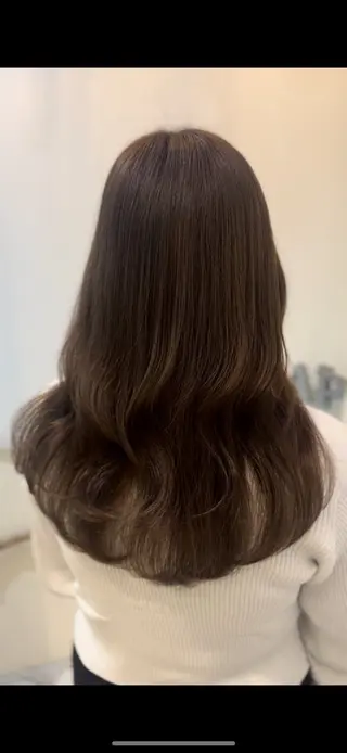 ロング カラー 透けるbrown カラー🎗♡yukaのヘアスタイル