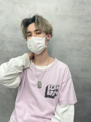 カラー パーマ メンズ 町田エリアＮｏ．１/ パーマ特化/太田京希のヘアスタイル