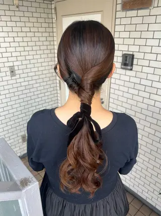 ヘアアレンジ 大人可愛いヘアメイク 💋🧚‍♀️しずかのヘアスタイル