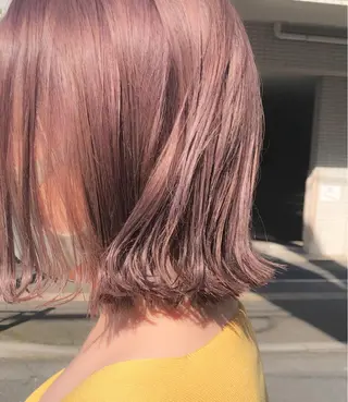 セミロング カラー HOLON池袋所属・ウルフカット ハッシュカット/七海のヘアスタイル